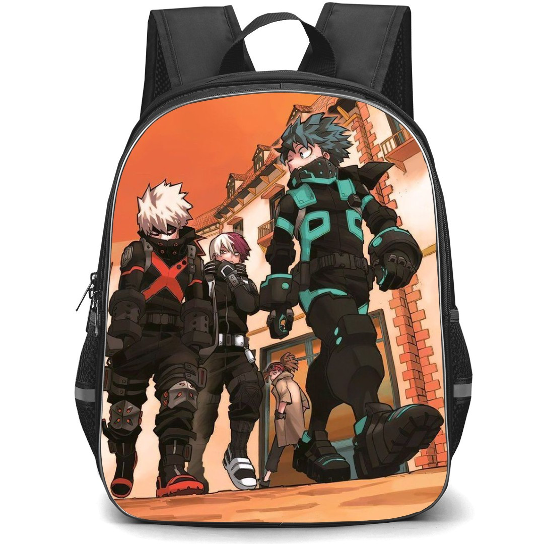 My Hero Academia Backpack StudentPack - Team Izuku Walking Illustration