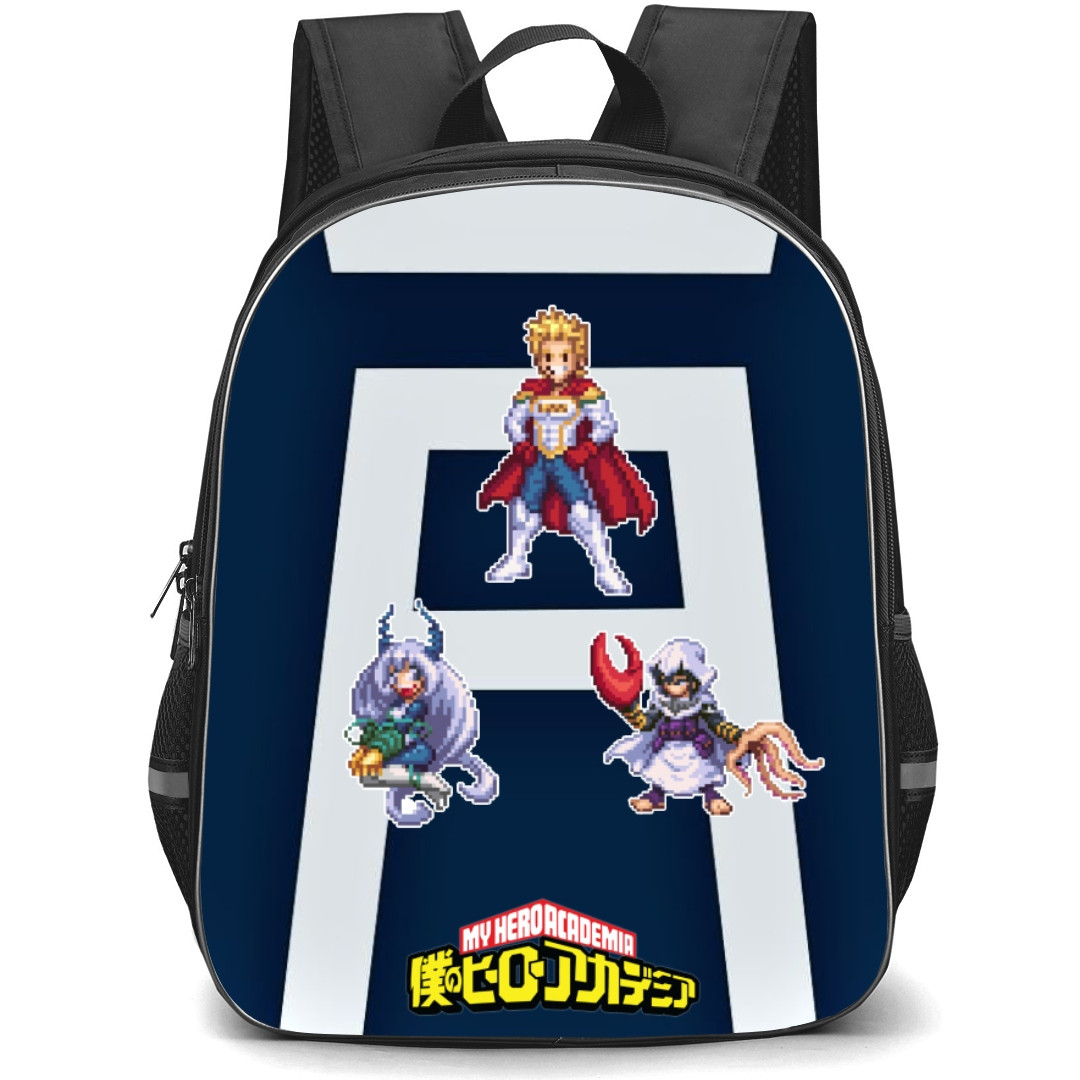 My Hero Academia Backpack StudentPack - My Hero Academia The Big Three Pixel Art