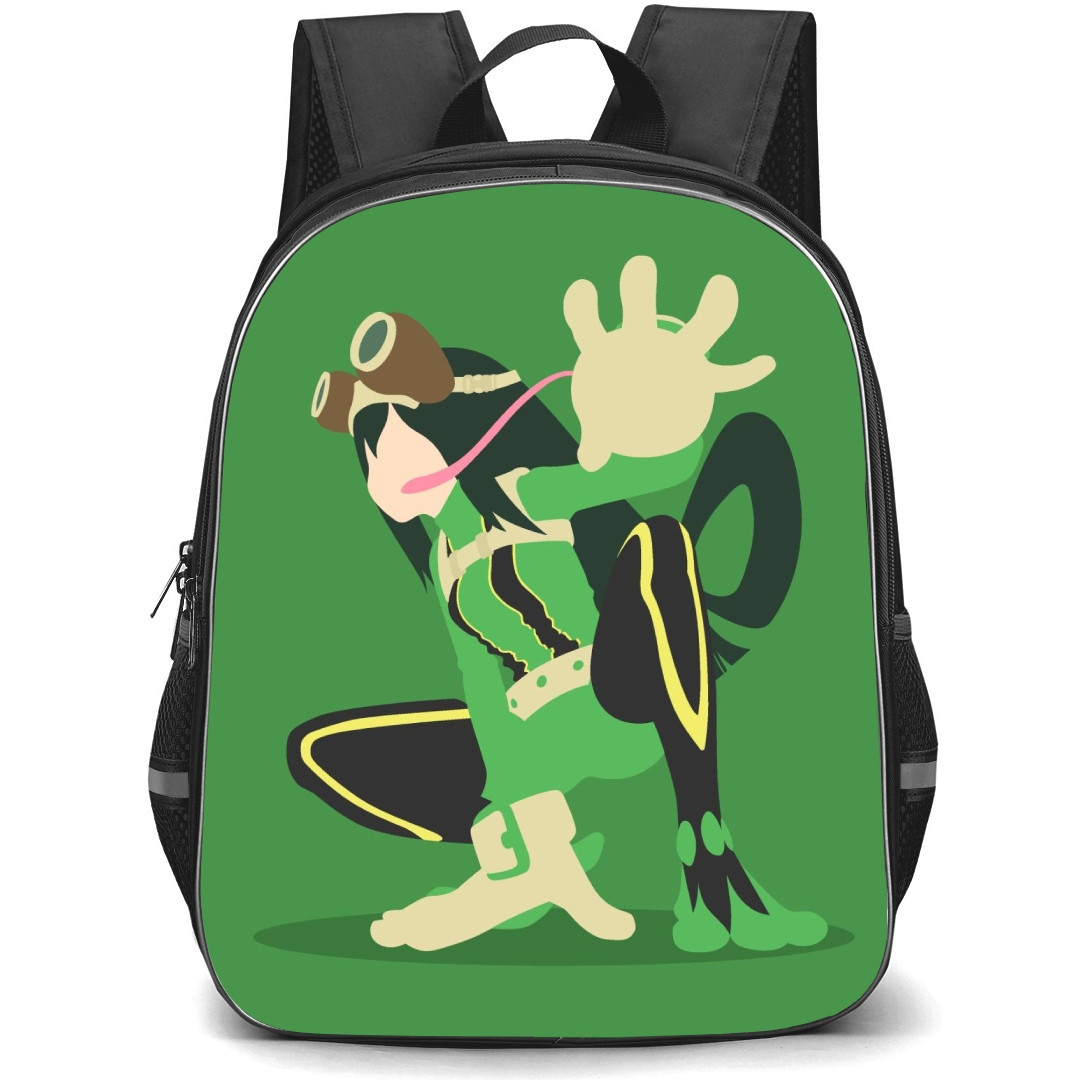 My Hero Academia Tsuyu Asui Backpack StudentPack - Tsuyu Asui Portrait Minimalist