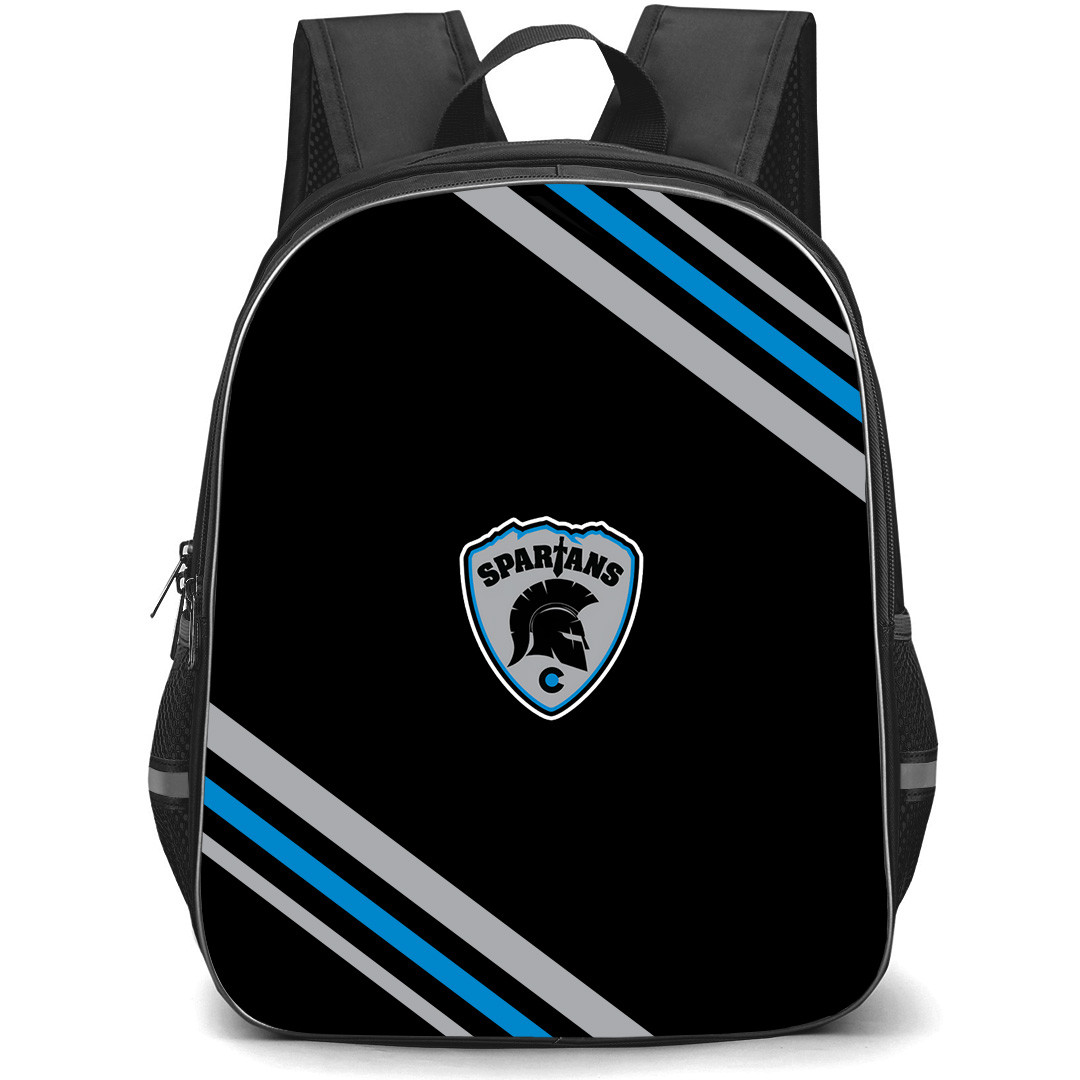 Colorado Spartans Backpack School Bag StudentPack - Colorado Spartans Large Logo With Stripe