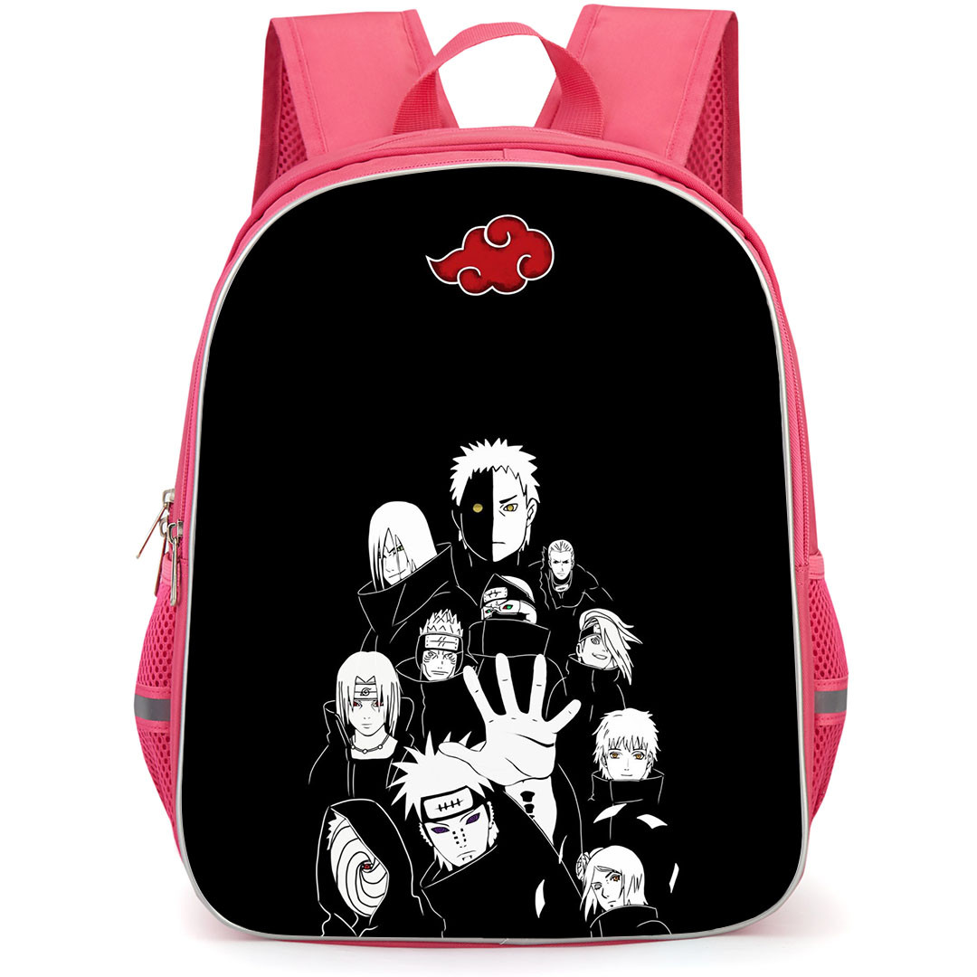 Naruto Backpack StudentPack - Akatsuki Members On Black Background