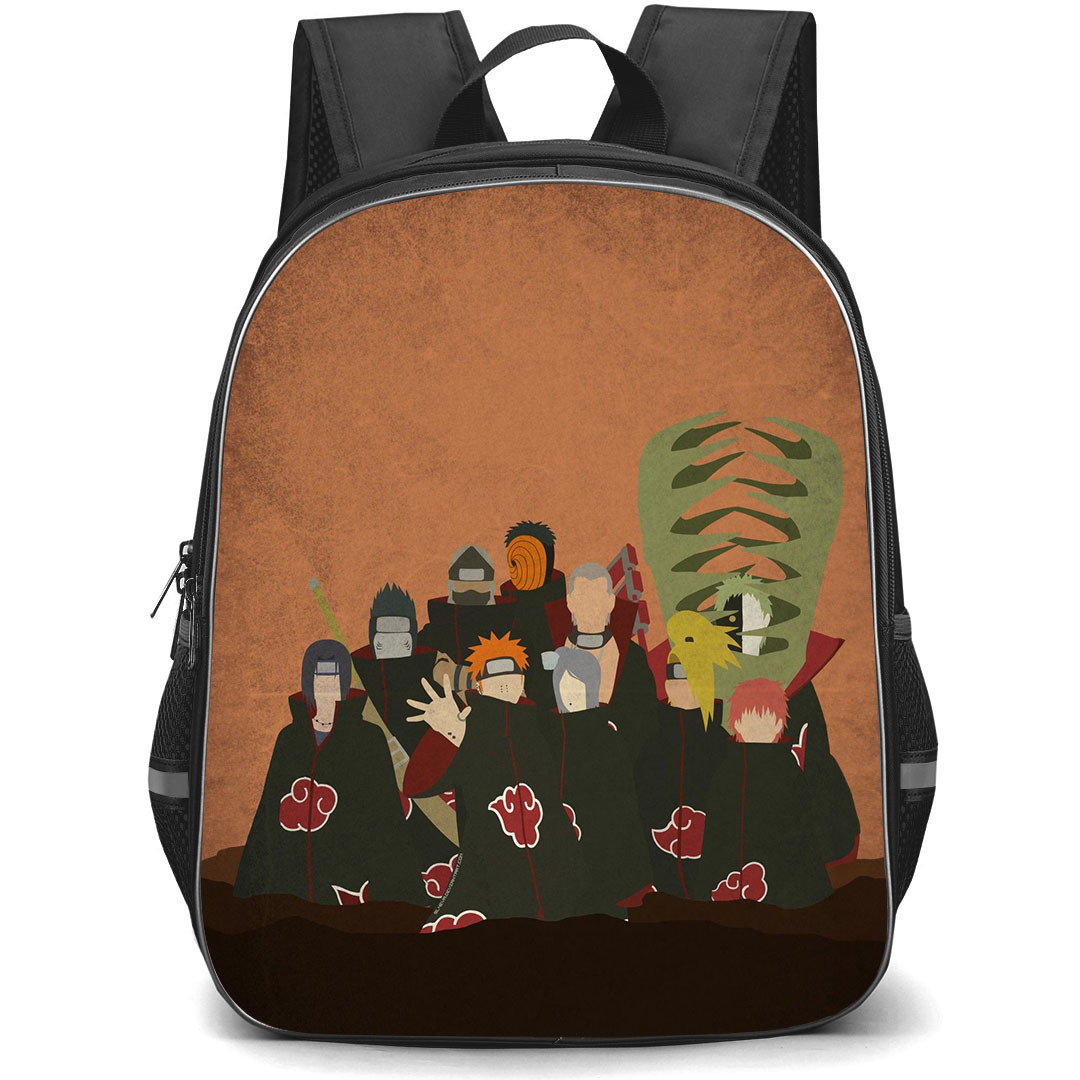 Naruto Backpack StudentPack - Akatsuki Members Minimalist