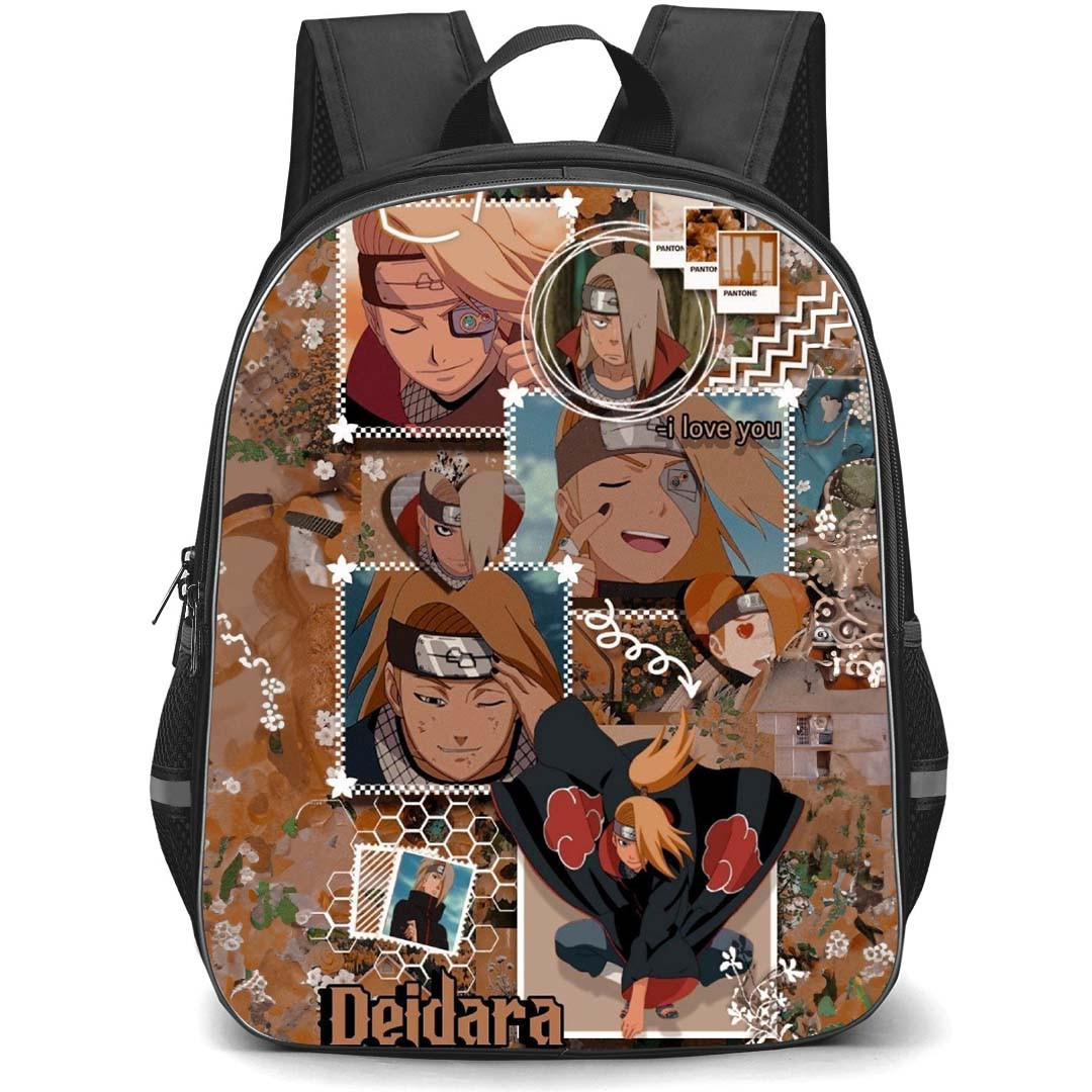 Naruto Deidara Backpack StudentPack - Deidara Collage