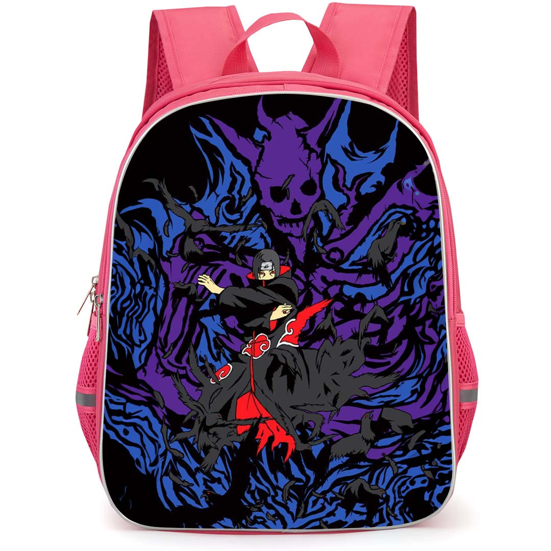 Naruto Itachi Uchiha Backpack StudentPack - Itachi Uchiha Susanoo Illustration