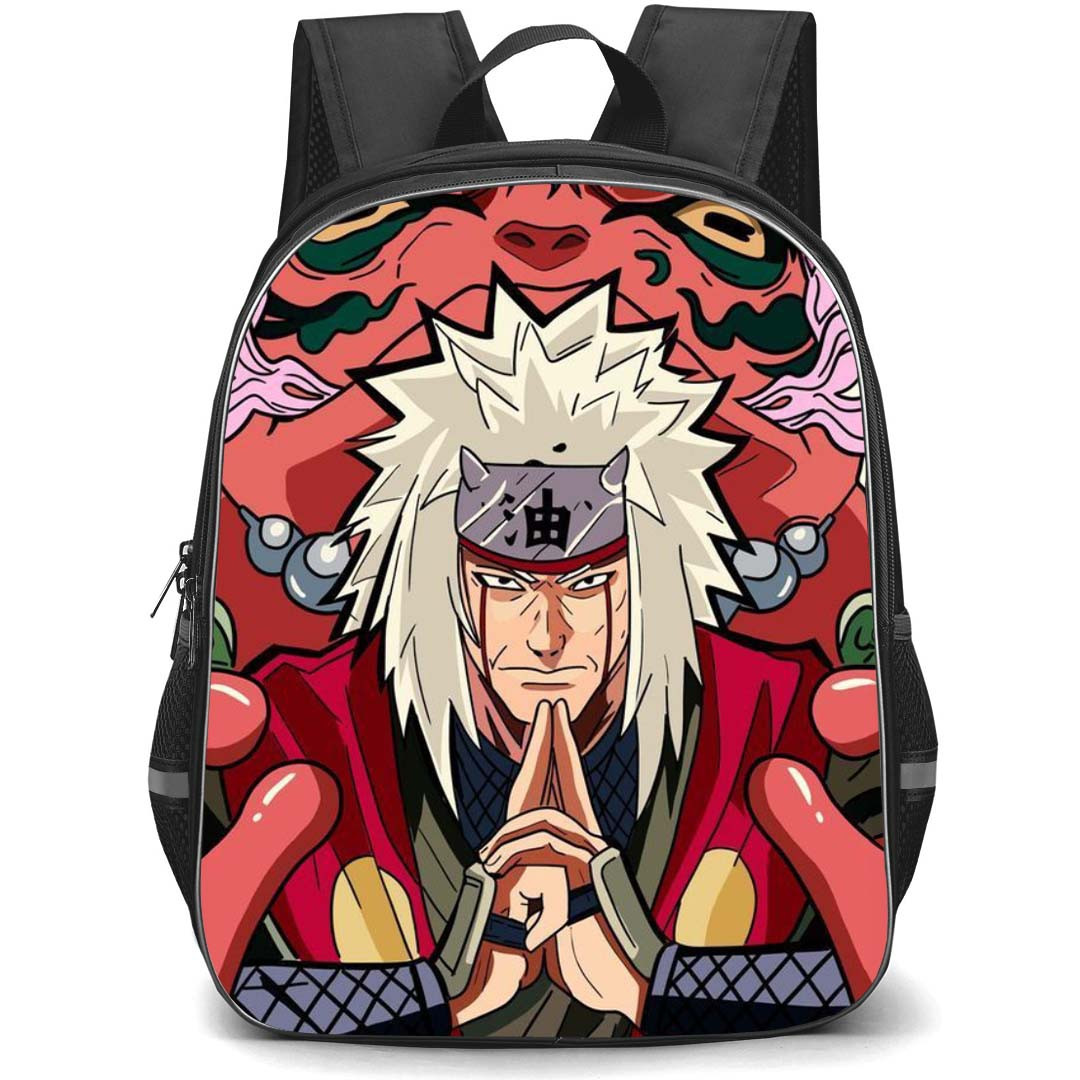 Naruto Jiraiya Backpack StudentPack - Comic Series Jiraiya Senso Dojin Portrait
