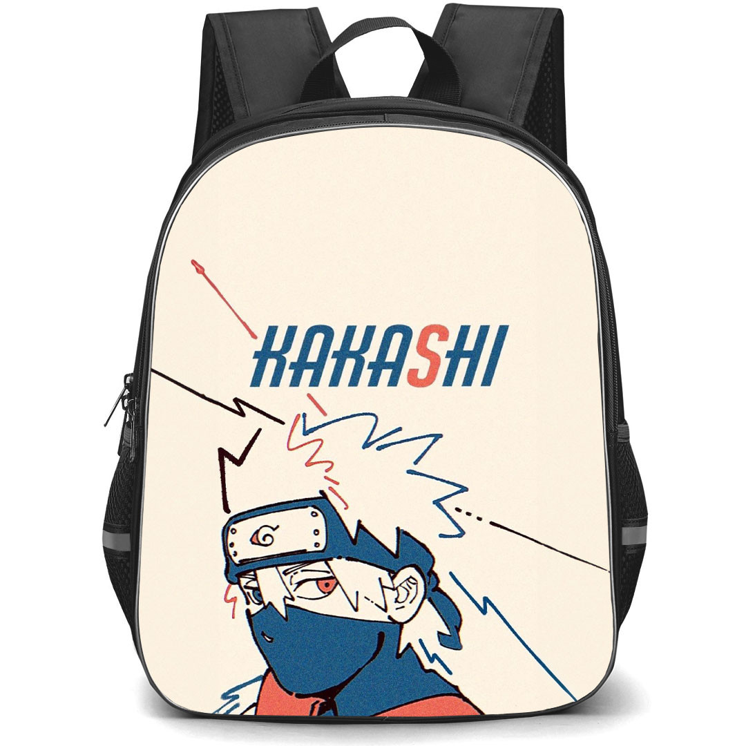 Naruto Kakashi Hatake Backpack StudentPack - Kakashi Hatake Avatar On Beige Background