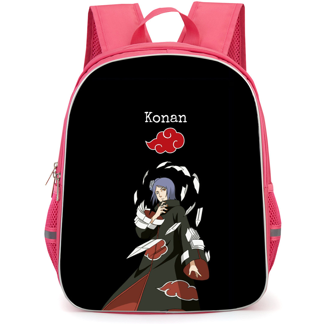 Naruto Konan Backpack StudentPack - Konan Portrait On Black Background