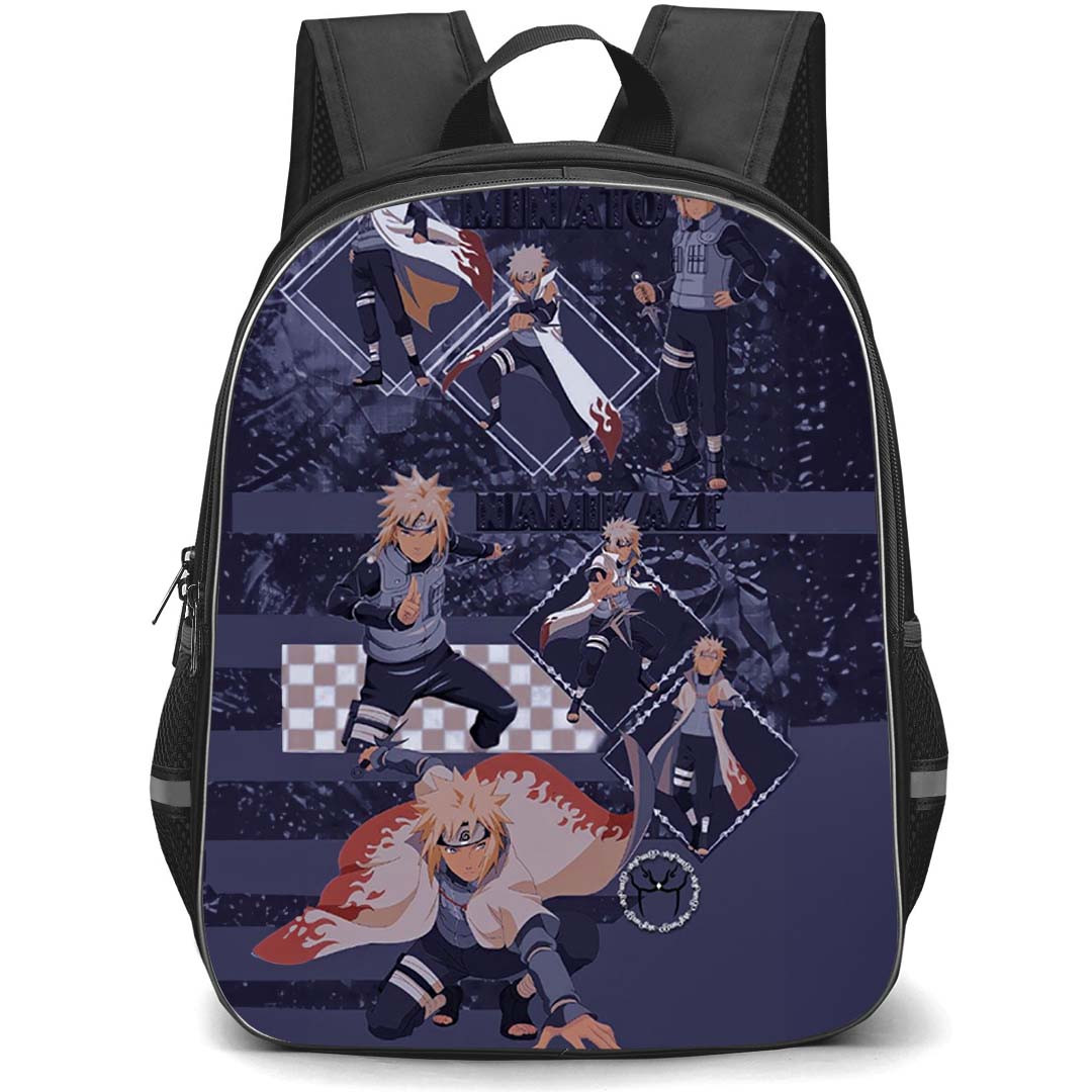 Naruto Minato Namikaze Backpack StudentPack - Minato Namikaze Collage