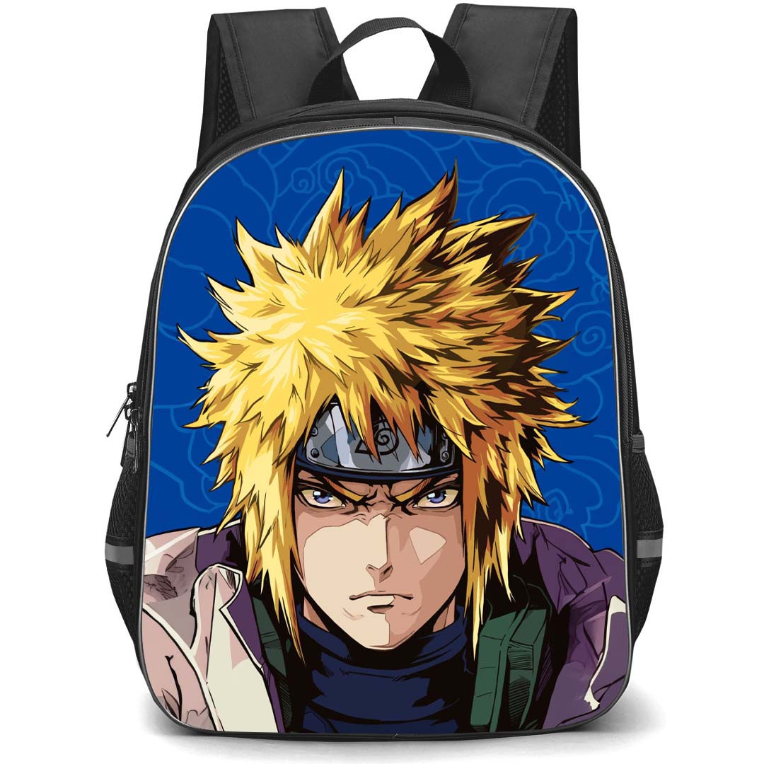 Naruto Minato Namikaze Backpack StudentPack - Minato Namikaze Portrait Illustration