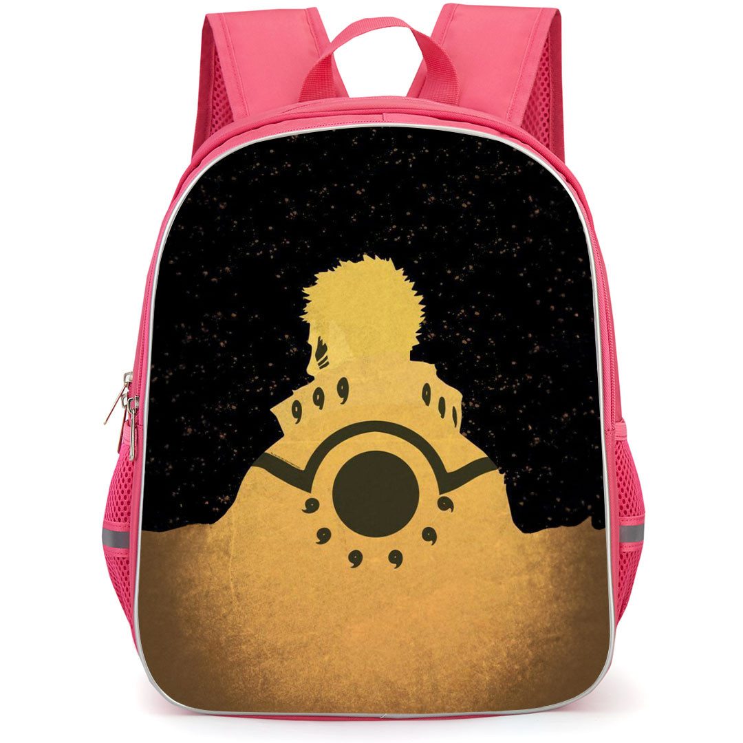 Naruto Uzumaki Backpack StudentPack - Naruto Uzumaki Six Paths Sage Mode Back Portrait Minimalist