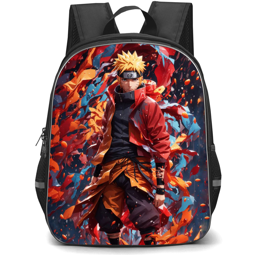 Naruto Uzumaki School Backpack StudentPack - Naruto Standing In Rain