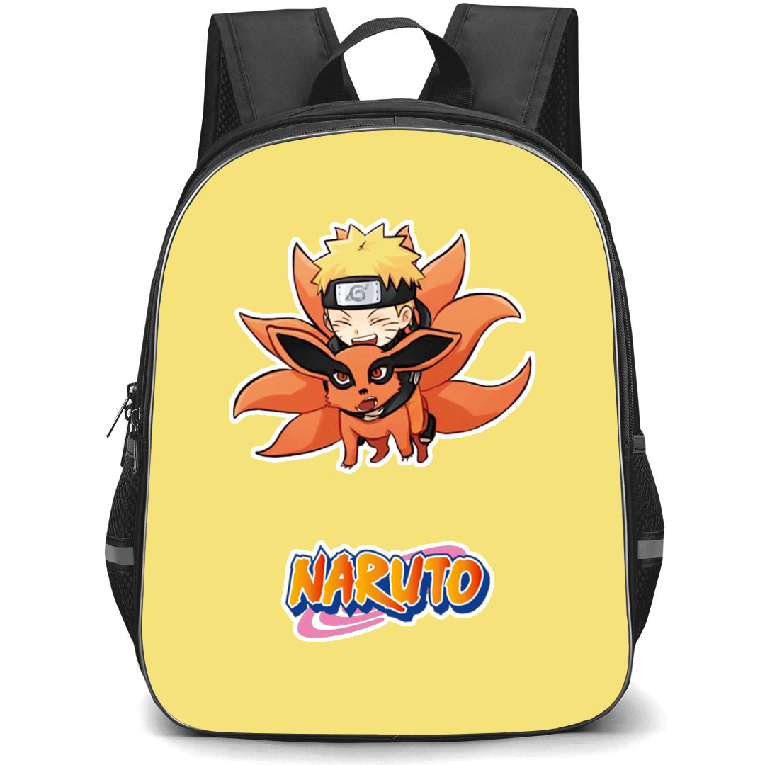 Naruto Uzumaki Backpack StudentPack - Naruto Uzumaki Kurama Cartoon Art Sticker
