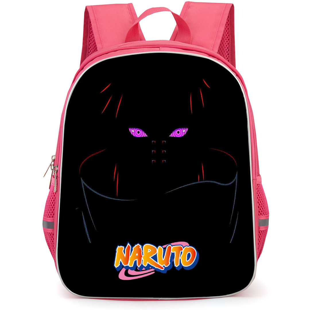 Naruto Pain Backpack StudentPack - Pain Minimalist On Black Background