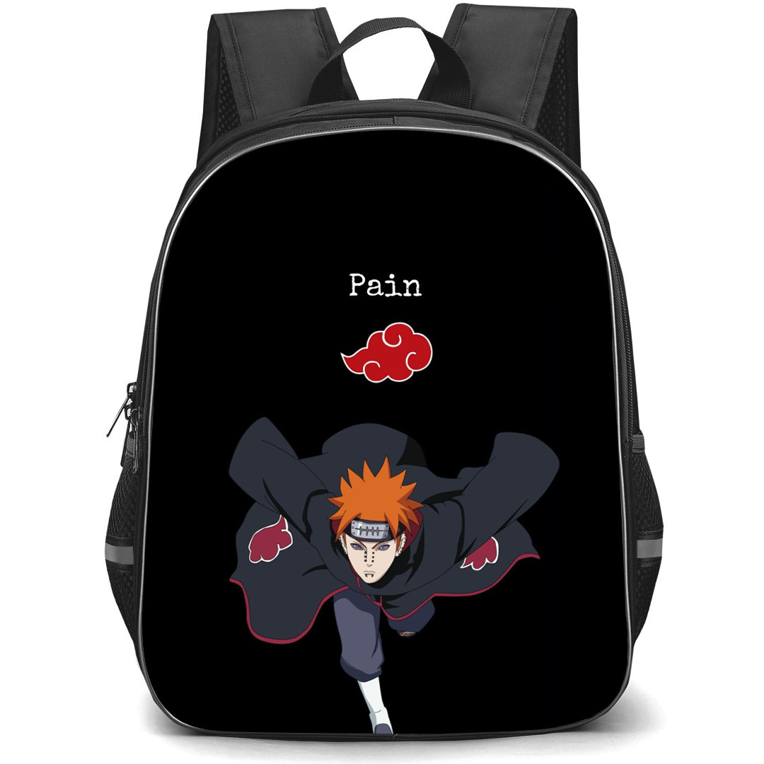 Naruto Pain Backpack StudentPack - Pain Portrait On Black Background