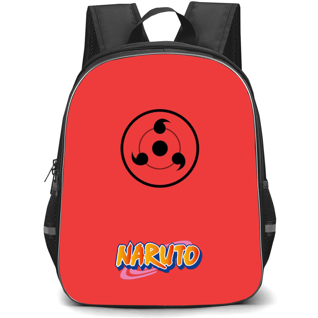 Naruto Backpack StudentPack - Sharingan Symbol On Red Background