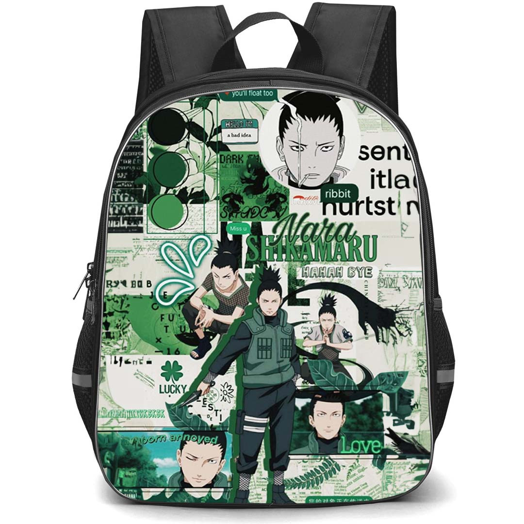 Naruto Shikamaru Nara Backpack StudentPack - Shikamaru Nara Collage