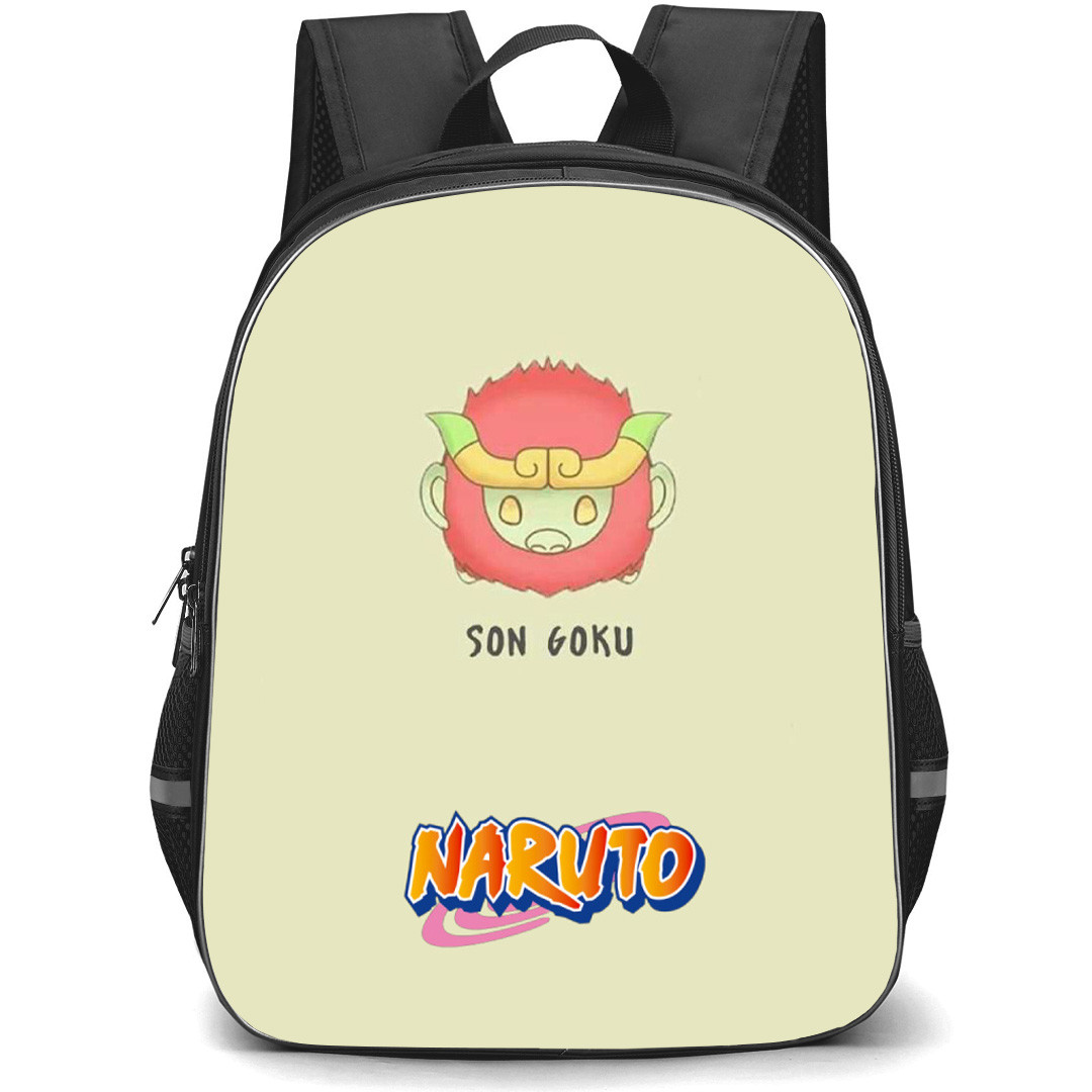 Naruto Son Goku Backpack StudentPack - Son Goku Four Tails Cartoon Art