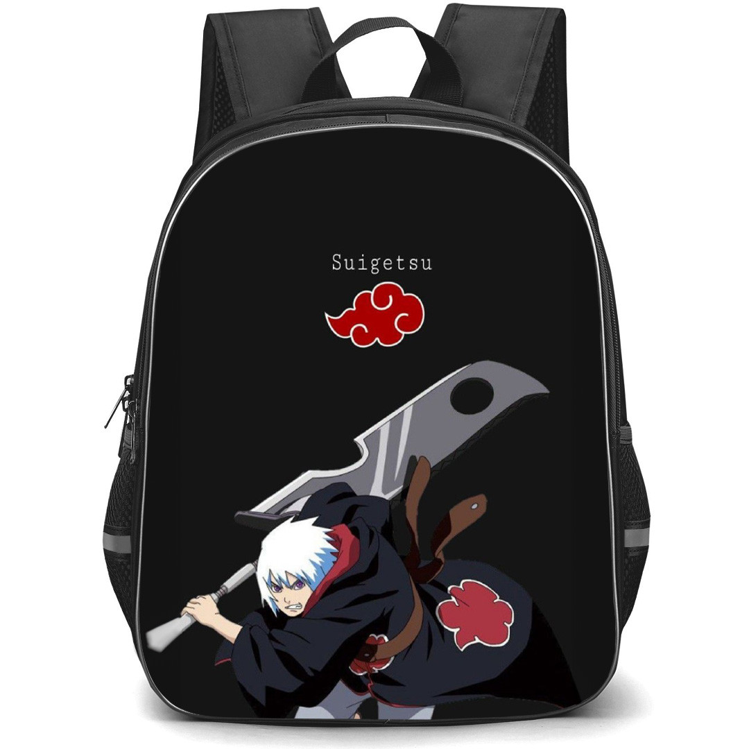 Naruto Suigetsu Hozuki Backpack StudentPack - Suigetsu Hozuki Portrait On Black Background