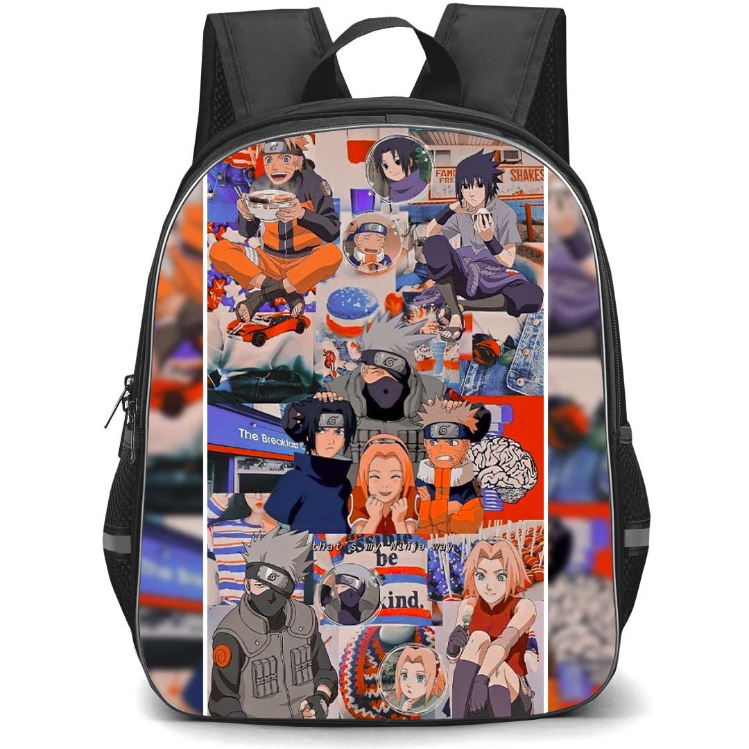 Naruto Backpack StudentPack - Team Kakashi Collage
