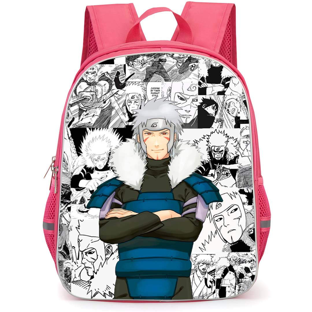 Naruto Tobirama Senju Backpack StudentPack - Tobirama Senju Portrait On Comic Background