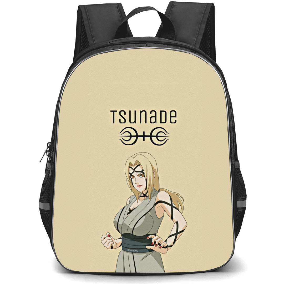 Naruto Tsunade Backpack StudentPack - Tsunade Portrait On Beige Background