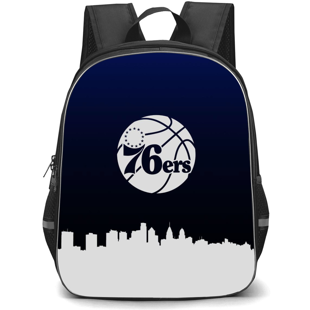 NBA Philadelphia 76ers Backpack StudentPack - Philadelphia 76ers Silhoutte Art Logo