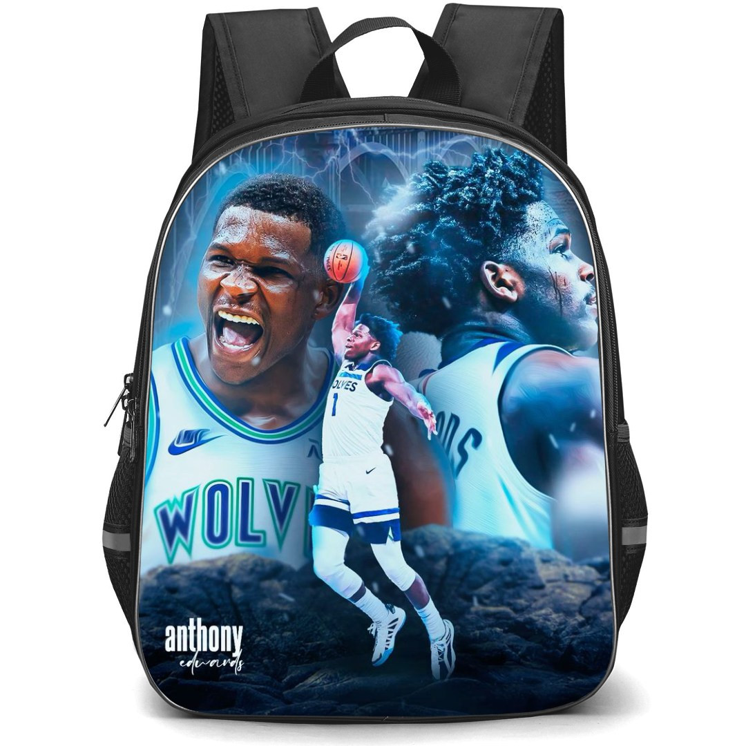 NBA Anthony Edwards Backpack StudentPack - Anthony Edwards Fan Art Poster
