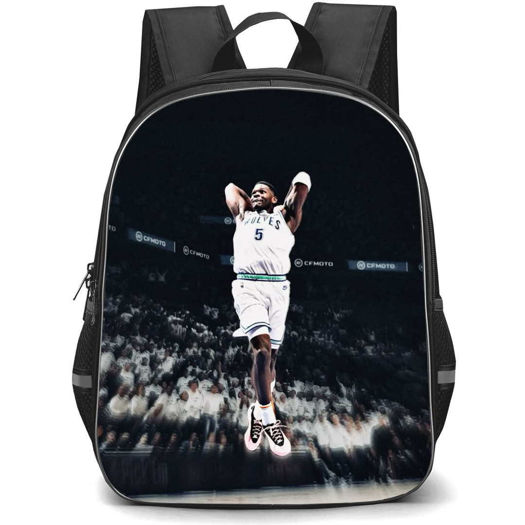 NBA Anthony Edwards Backpack StudentPack - Anthony Edwards Minnesota Timberwolves Dunking Poster