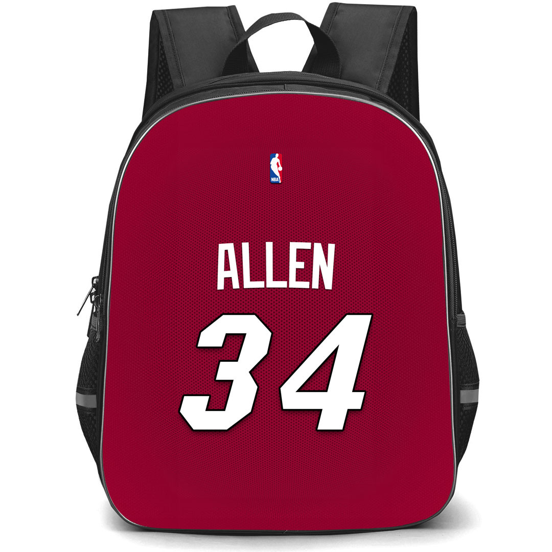 NBA Ray Allen Backpack StudentPack - Ray Allen Miami Heat No. 34 Jersey