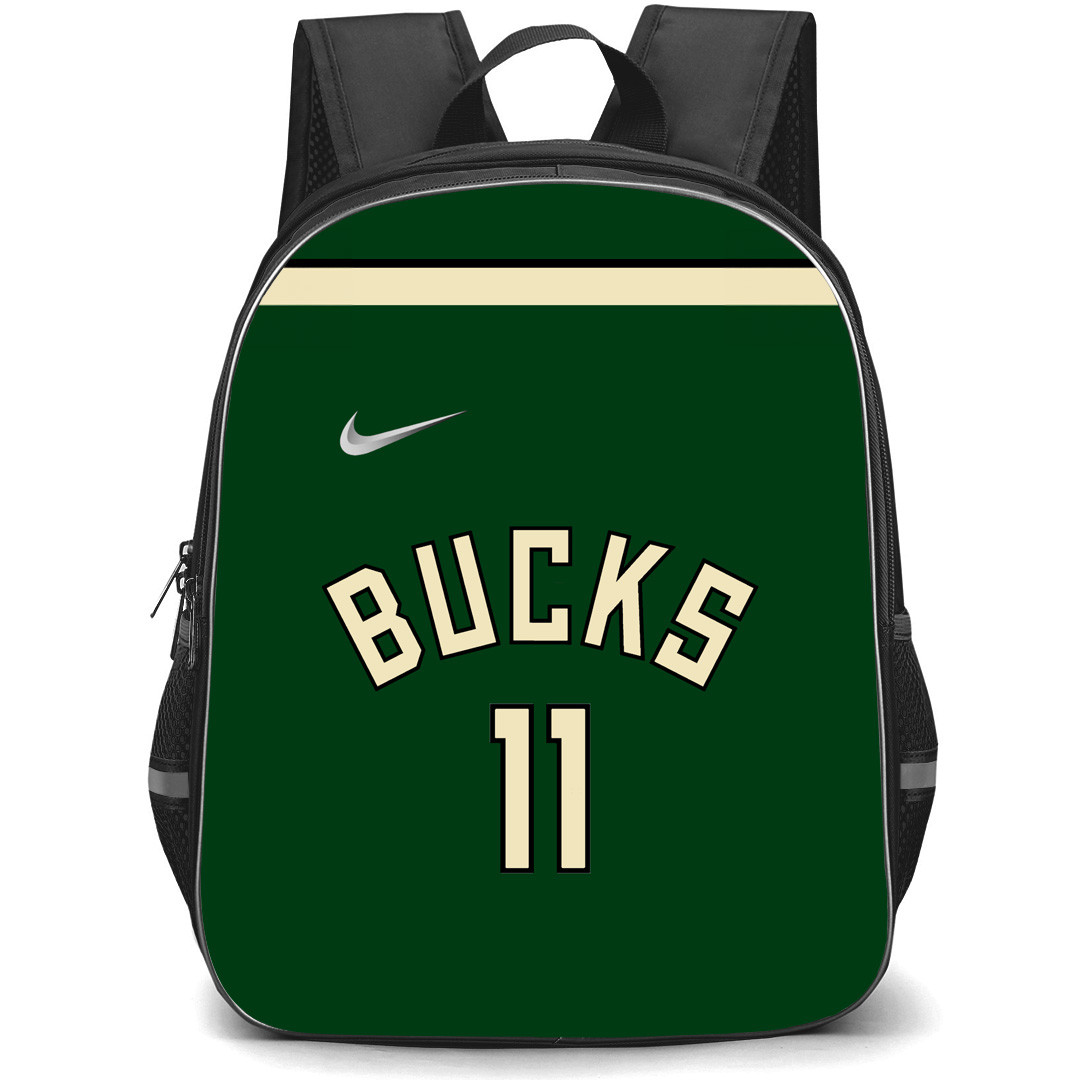 NBA Brook Lopez Backpack StudentPack - Brook Lopez Milwaukee Bucks No. 11 Jersey