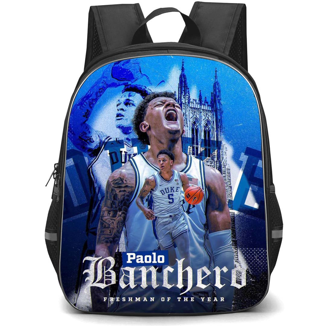 NBA Paolo Banchero Backpack StudentPack - Paolo Banchero Duke 5 Freshman Of The Year Poster