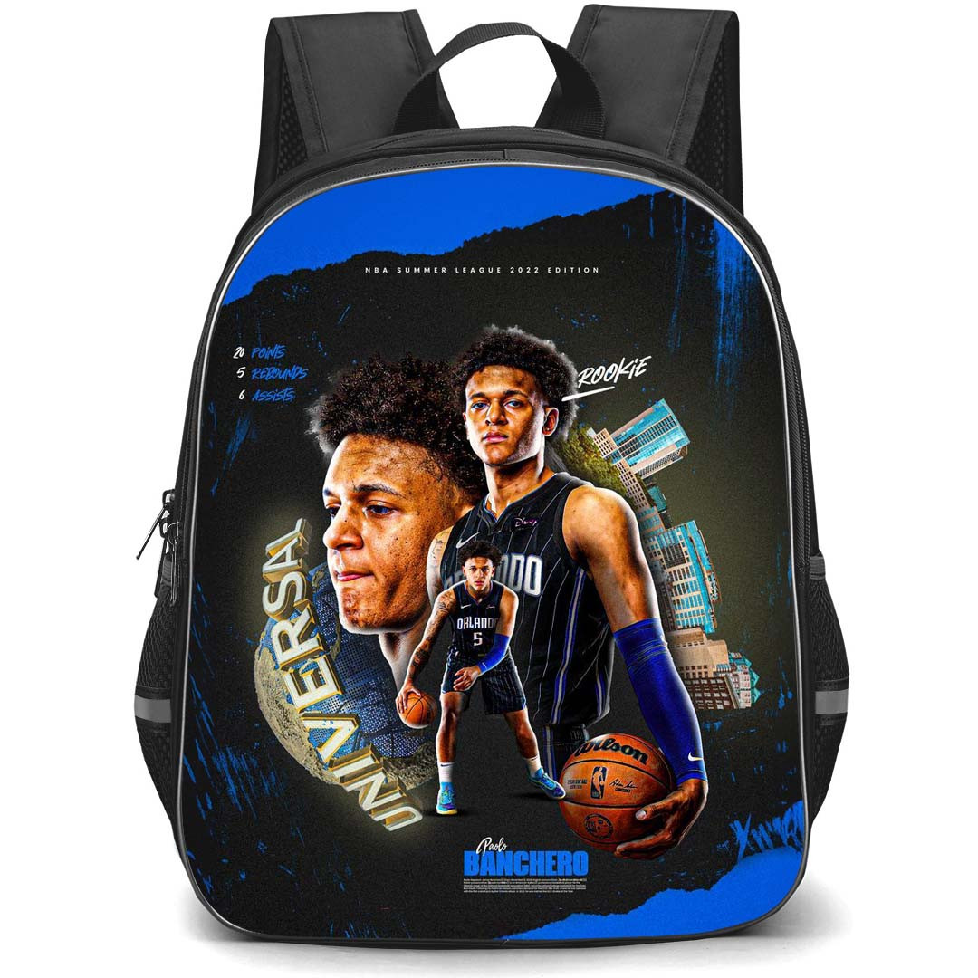 NBA Paolo Banchero Backpack StudentPack - Paolo Banchero Orlando Magic 5 Summer League 2022 Poster