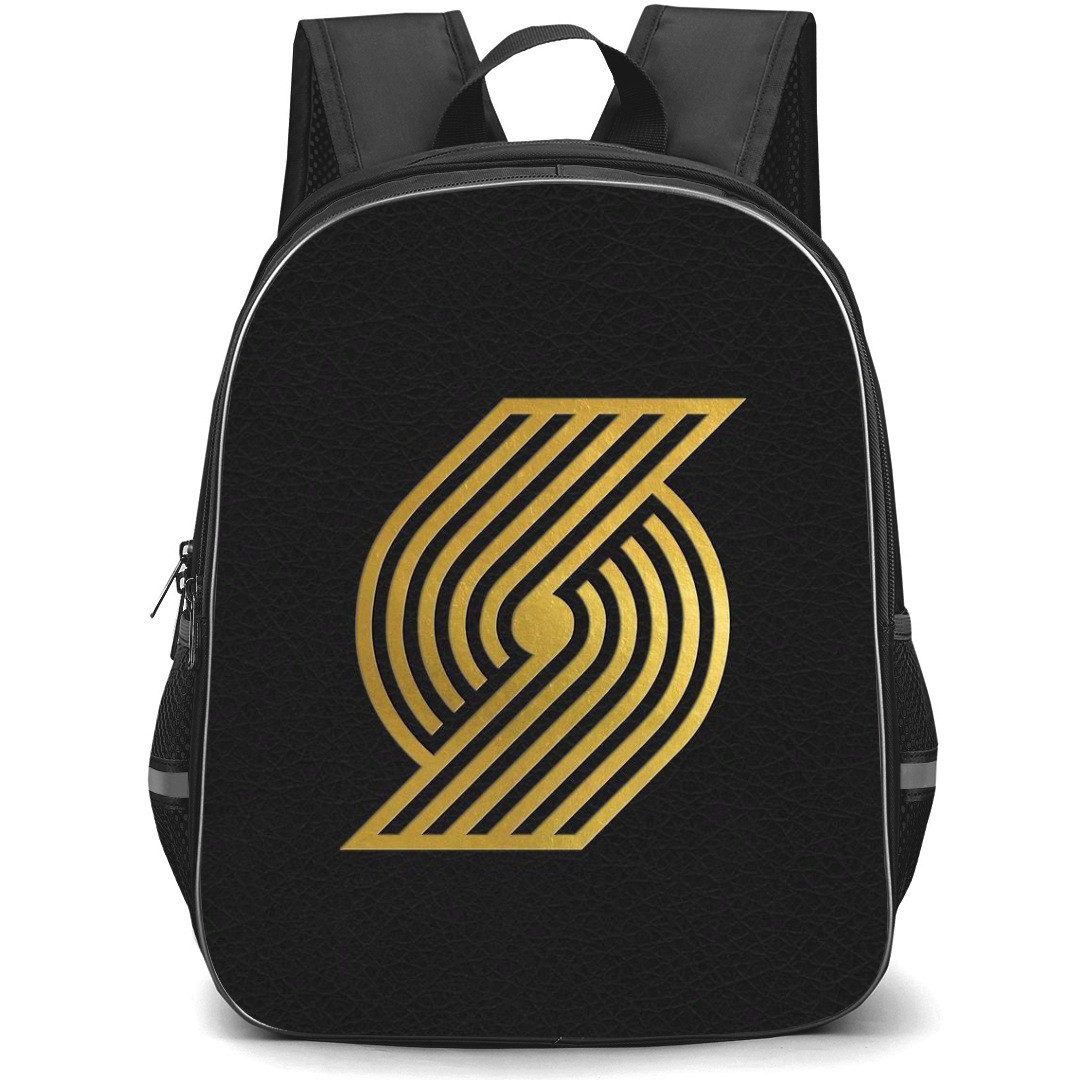 NBA Portland Trail Blazers Backpack StudentPack - Portland Trail Blazers Gold Logo