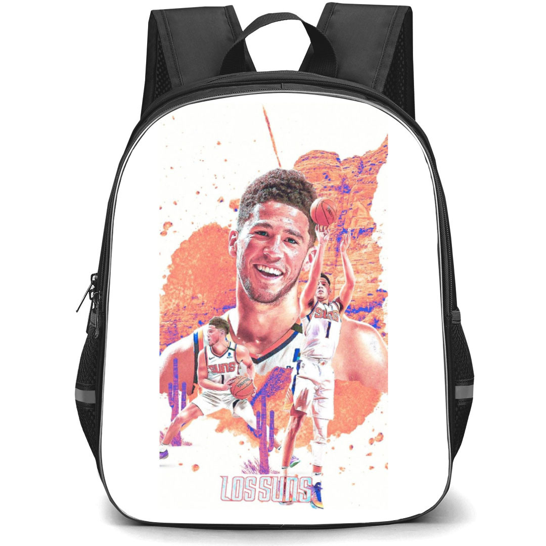 NBA Devin Booker Backpack StudentPack - Devin Booker Smile Portrait Losssuns Poster