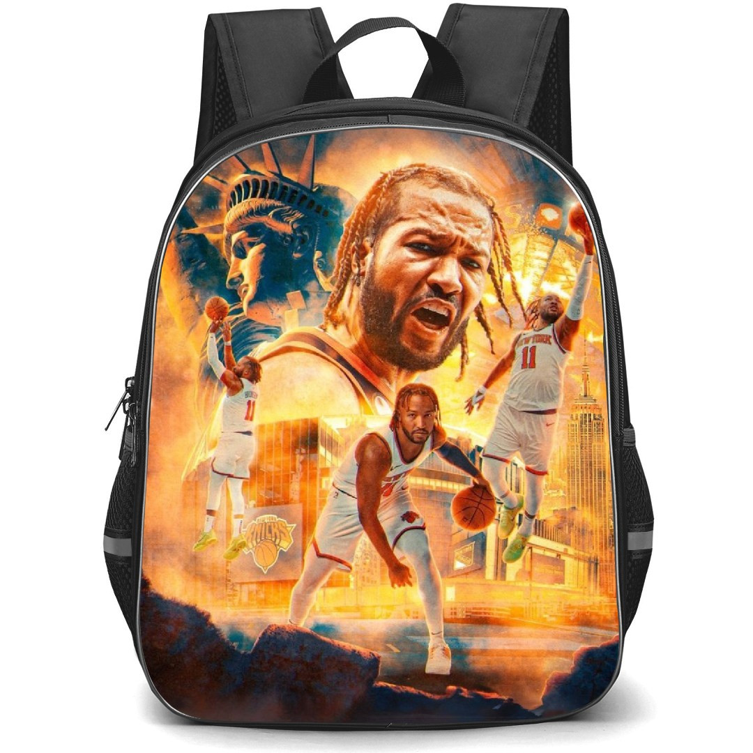 NBA Jalen Brunson Backpack StudentPack - Jalen Brunson New York Knicks Aesthetic Poster