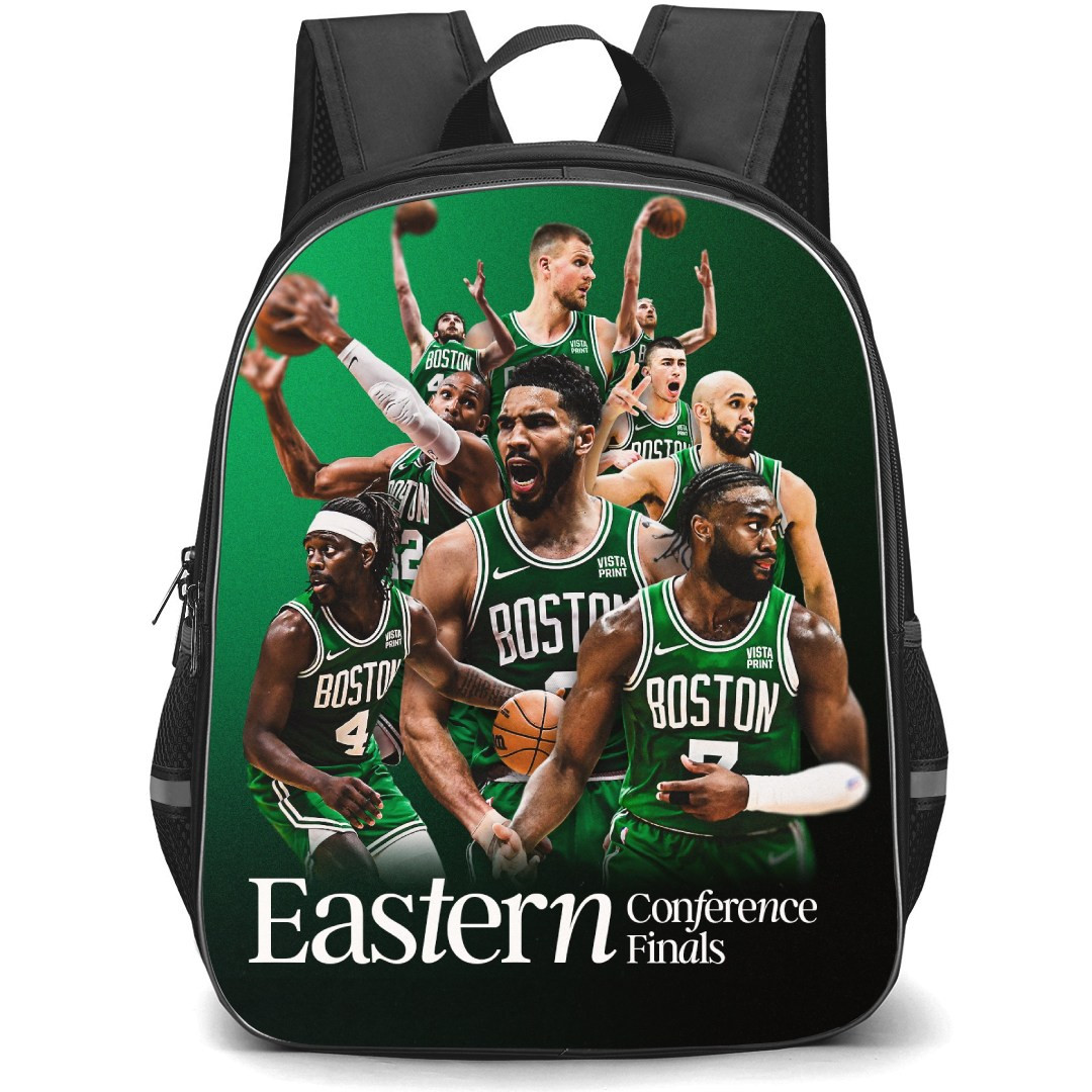 NBA Boston Celtics Backpack StudentPack - Boston Celtics Eastern Conference Finals Green Effect Poster
