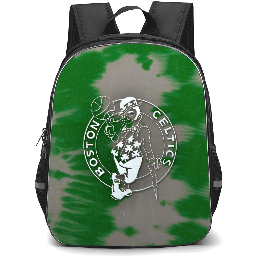 NBA Boston Celtics Backpack StudentPack - Boston Celtics Watercolor Art Logo
