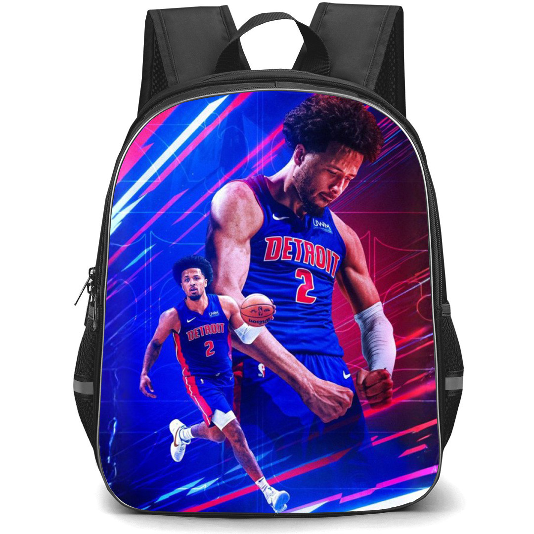 NBA Cade Cunningham Backpack School Bag StudentPack - Cade Cunningham Fierce Dribble Portrait Poster