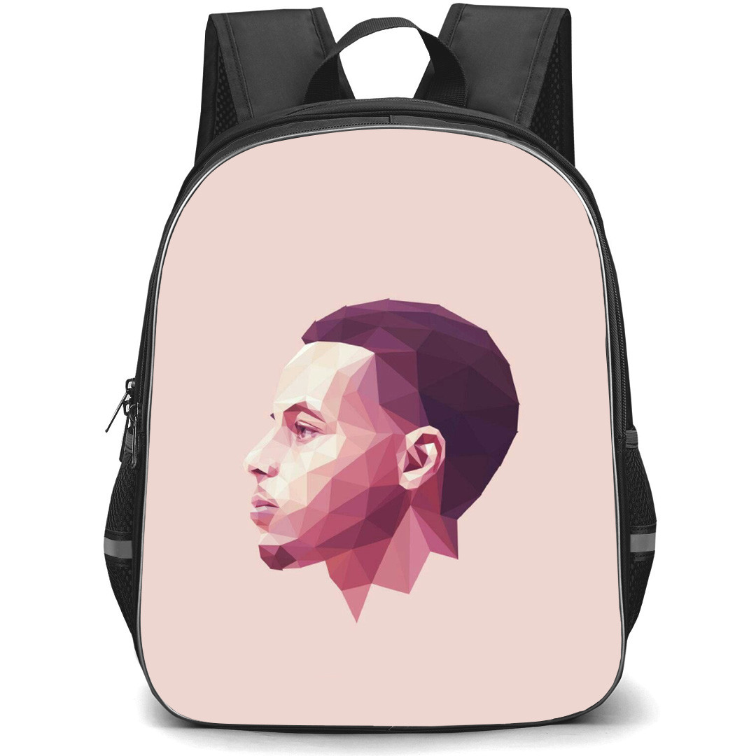 NBA Stephen Curry Backpack School Bag StudentPack - Stephen Curry Side Avatar Wpap Art