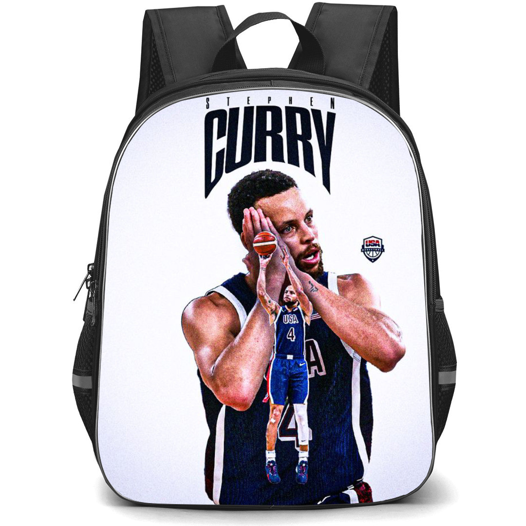 NBA Stephen Curry Backpack StudentPack - Stephen Curry Signature Posture Poster