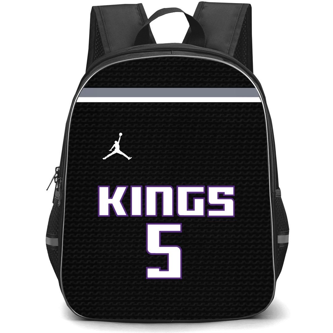 NBA De Aaron Fox Backpack StudentPack - De Aaron Fox Sacramento Kings No. 5 Jersey