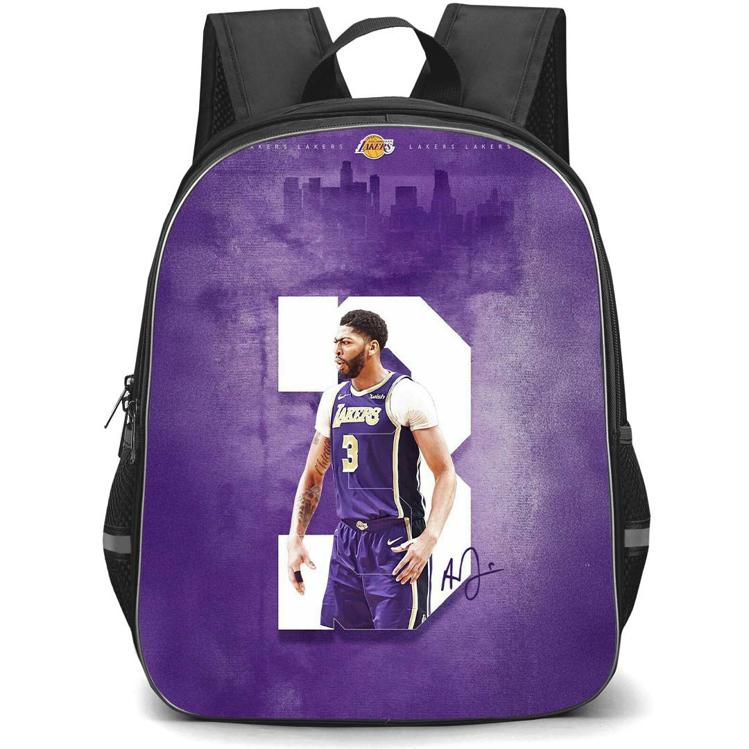 NBA Anthony Davis Backpack StudentPack - Anthony Davis 3 Portrait Lakers Poster