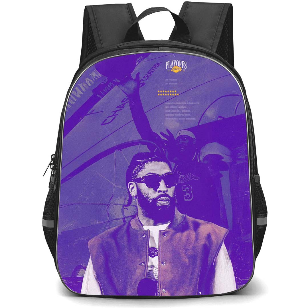 NBA Anthony Davis Backpack StudentPack - Anthony Davis Playoffs Lakers Poster