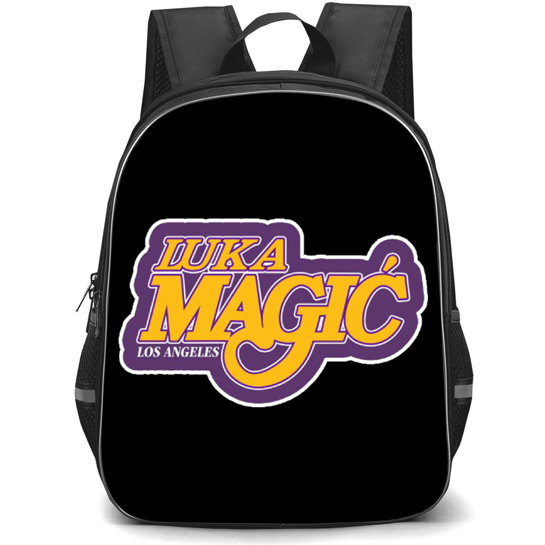 NBA Luka Doncic Backpack School Bag StudentPack - Luka Doncic Wordmark Logo Sticker