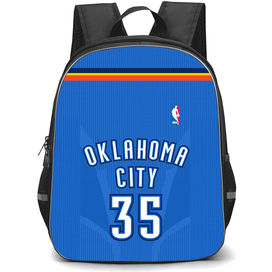 NBA Kevin Durant Backpack StudentPack - Kevin Durant OKC Thunder No. 35 Jersey
