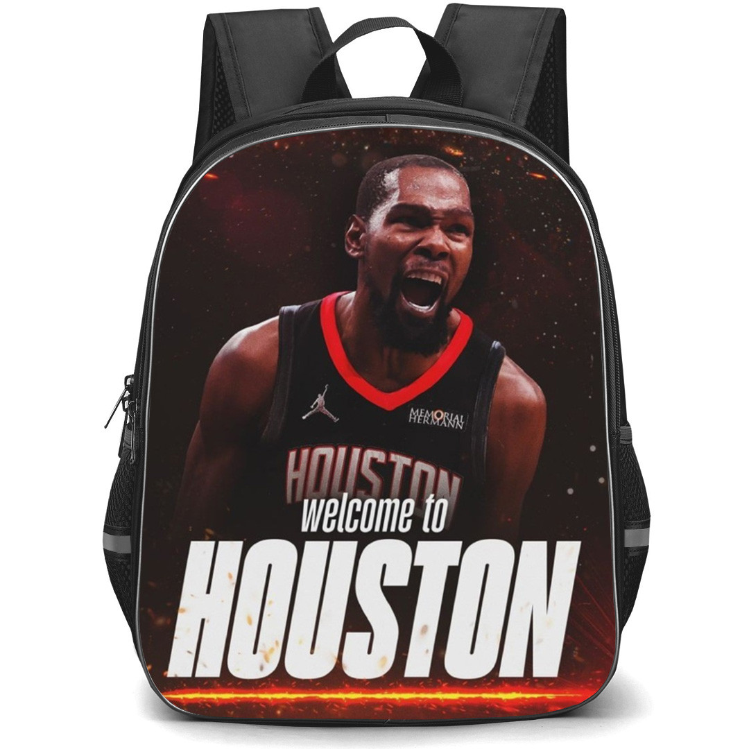 NBA Kevin Durant Backpack School Bag StudentPack - Kevin Durant Welcome To Houston Poster