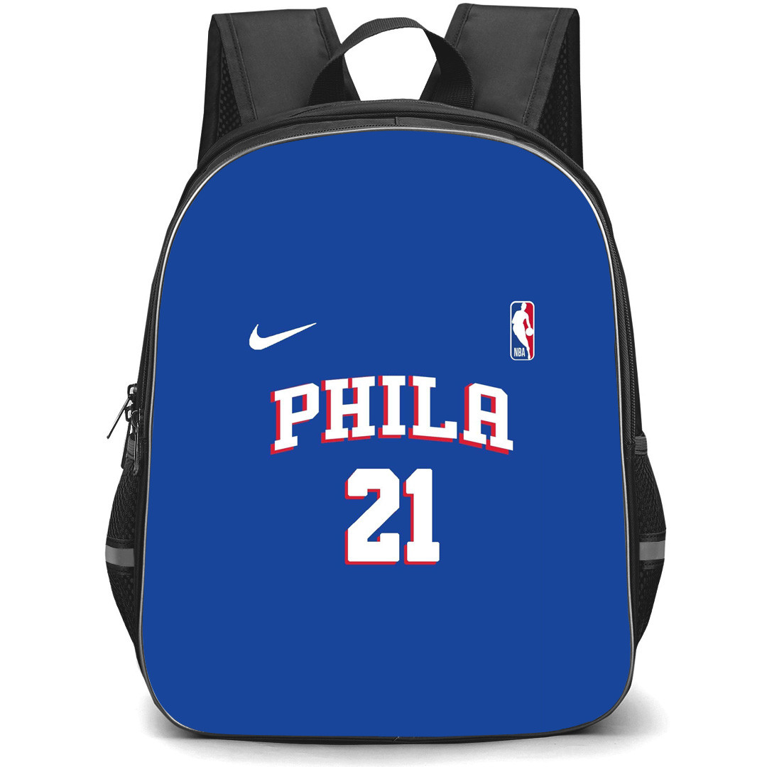 NBA Joel Embiid Backpack StudentPack - Joel Embiid Philadelphia 76ers No. 21 Jersey