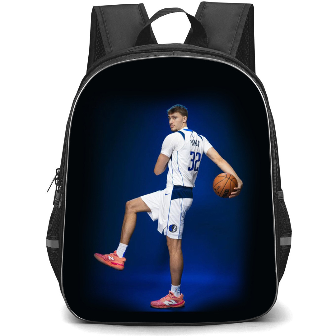 NBA Cooper Flagg Backpack School Bag StudentPack - Cooper Flagg Ball Side Portrait