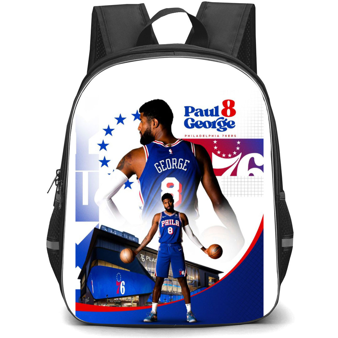 NBA Paul George Backpack StudentPack - Paul George 8 Holding Basketball Poster