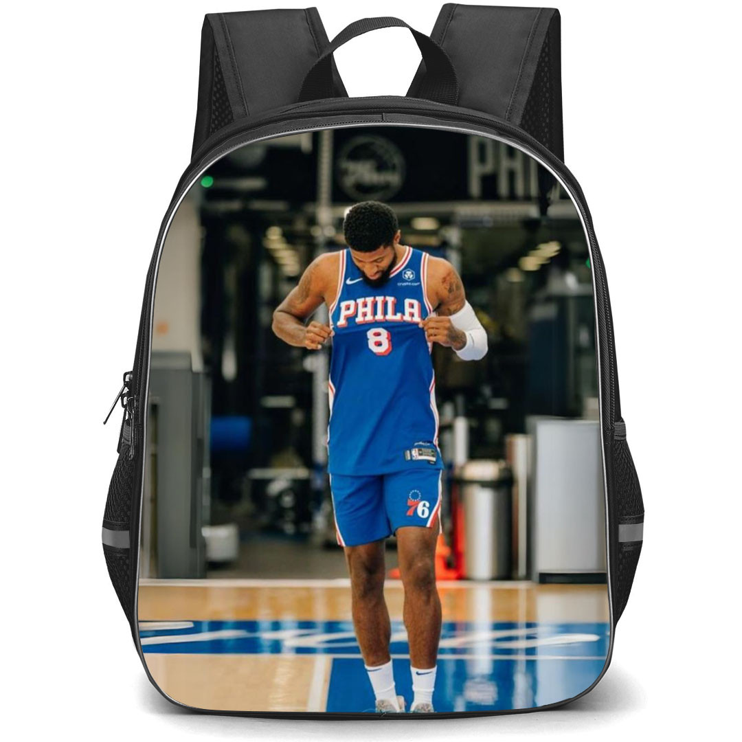 NBA Paul George Backpack StudentPack - Paul George Looking Jersey Poster